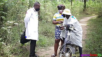 African pandemic doctor using a free test to be fucking people wife their community