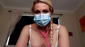 Advance showing JESSIELEEPIERCE.MANYVIDS.COM MILKED BY DOCTOR MEDICAL FETISH POV ROLEPLAY GLOVES SURGICAL MASK