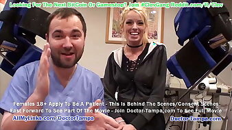 $CLOV Become Doctor Tampa While He Examines Big Tit Blonde Bella Ink For New Student Physical Handy Doctor-Tampa.com